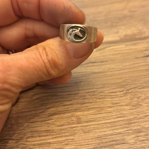 Ring, Sterling Silver Horse Ring, NEW, Handmade, 7.5 - Picture 1 of 9
